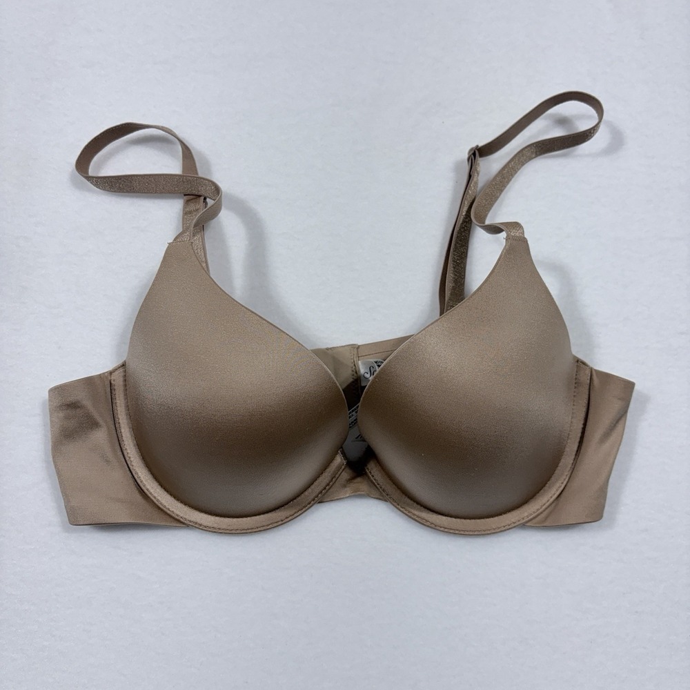 Soma Enhancing Shape Push Up Bra Sz 34A Tan Nude Neutral T-Shirt Bra